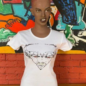 NEW AMERICAN APPAREL COTTON CLASSIC GIRL T-SHIRT.